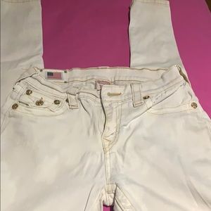 White true religion jeans